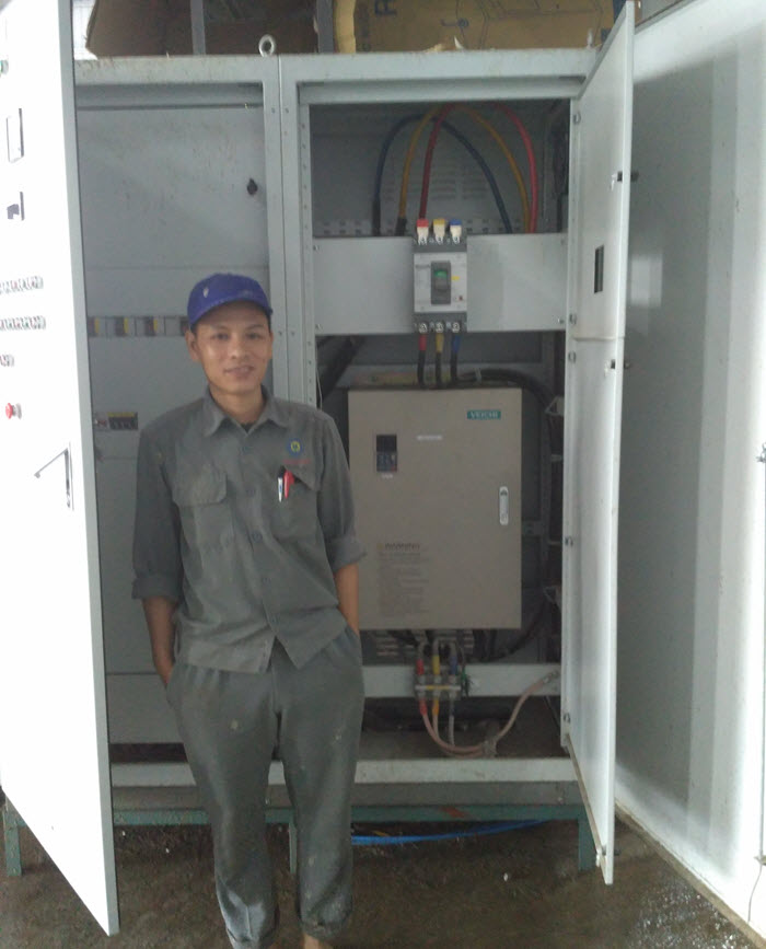 applicazione dell'inverter VEICHI AC70 in Vietnam