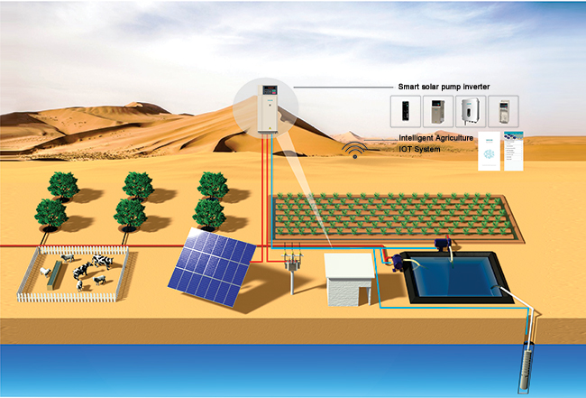 VEICHI Soluzioni per pompe ad acqua fotovoltaiche